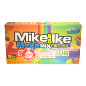 Mike and Ike מייק אנד אייק מגה מיקס מתוק חמוץ 120 גרם