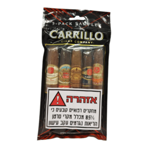 סיגרים דומיניקנים CARRILLO מארז 5 יחידות בשקית אטומה