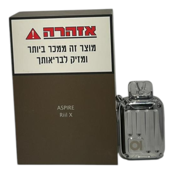 ⁦סיגריה אלקטרונית רב פעמית אספייר ריל איקס | ASPIRE Riil X⁩ – תמונה ⁦2⁩