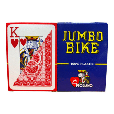 חפיסת קלפים לפוקר 100% פלסטיק Modiano Poker Cards