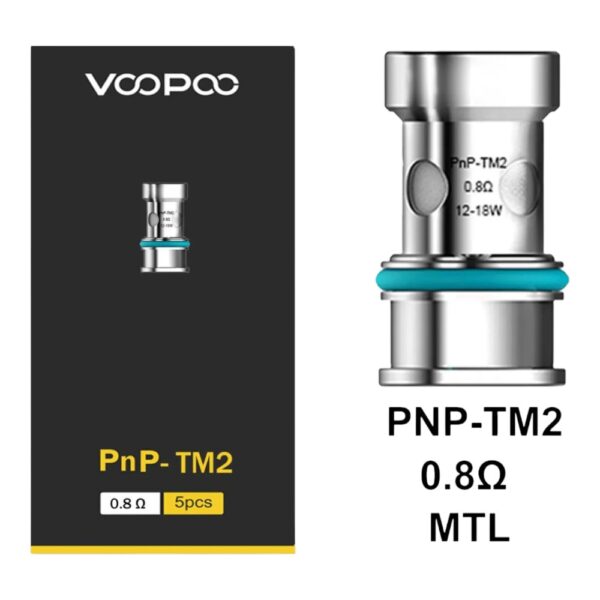 ⁦סלילים VOOPOO PnP – TM2 0.8Ω Coils⁩ – תמונה ⁦2⁩
