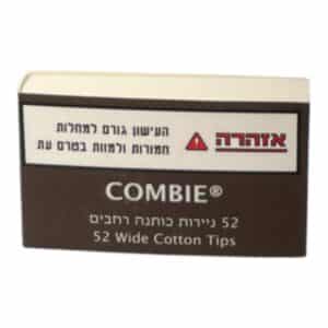 פילטרים כותנה קומבי COMBIE Wide Cotton Tips