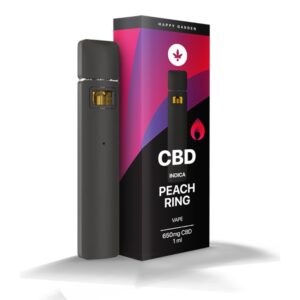 Alternative view of וייפ סיבידי אפרסק | CBD Vape Peach Ring 650mg