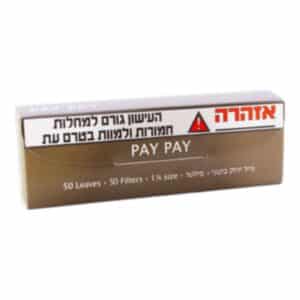 נייר גלגול PAY-PAY ירוק מדיום סייז + פילטרים
